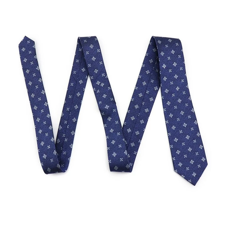Mens Floral Skinny Tie