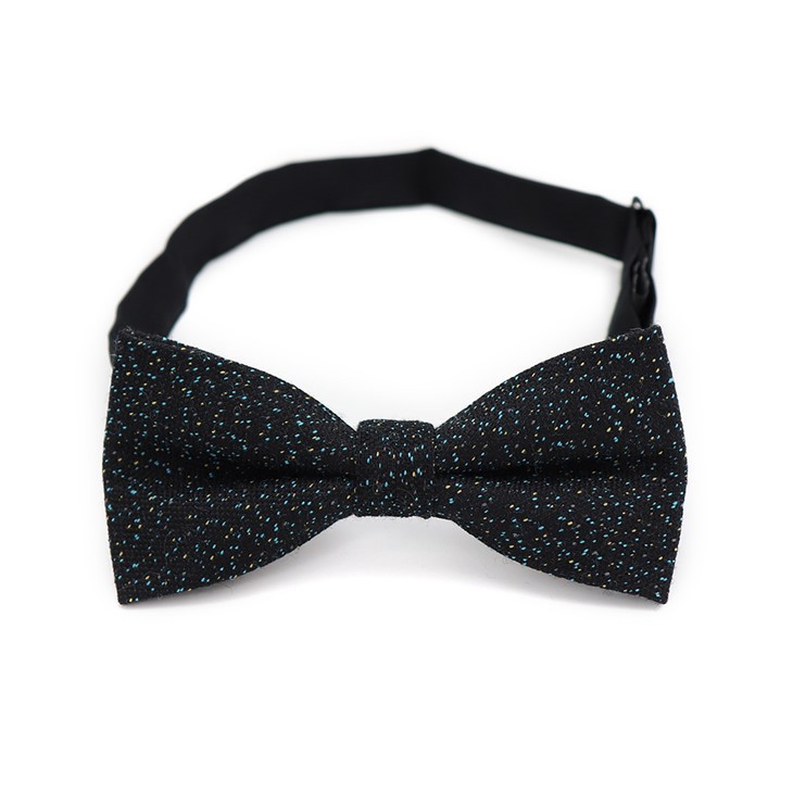 Black Pattern Bow Tie