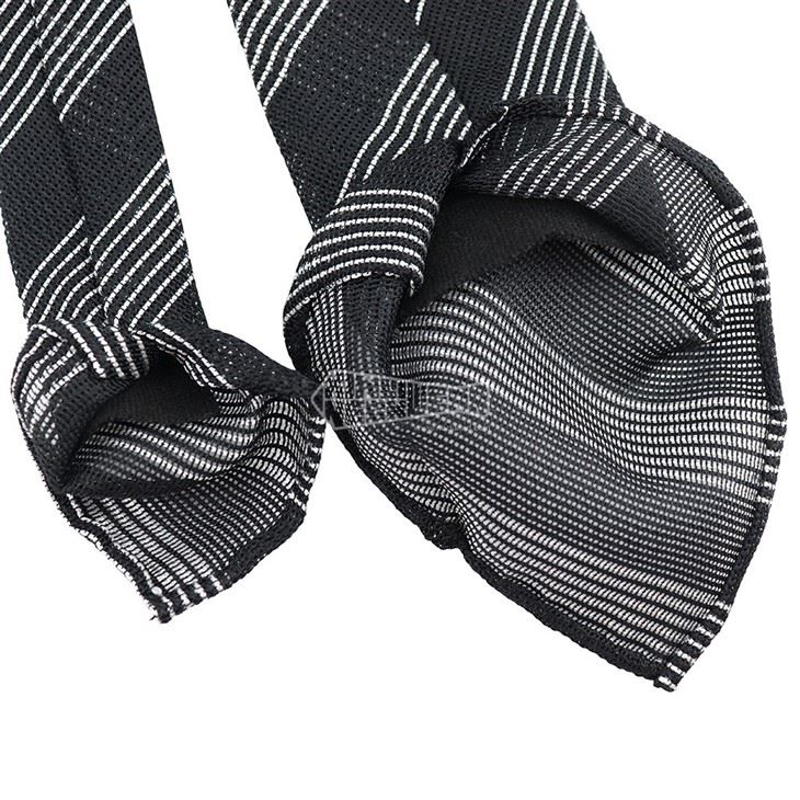 navy grenadine silk tie