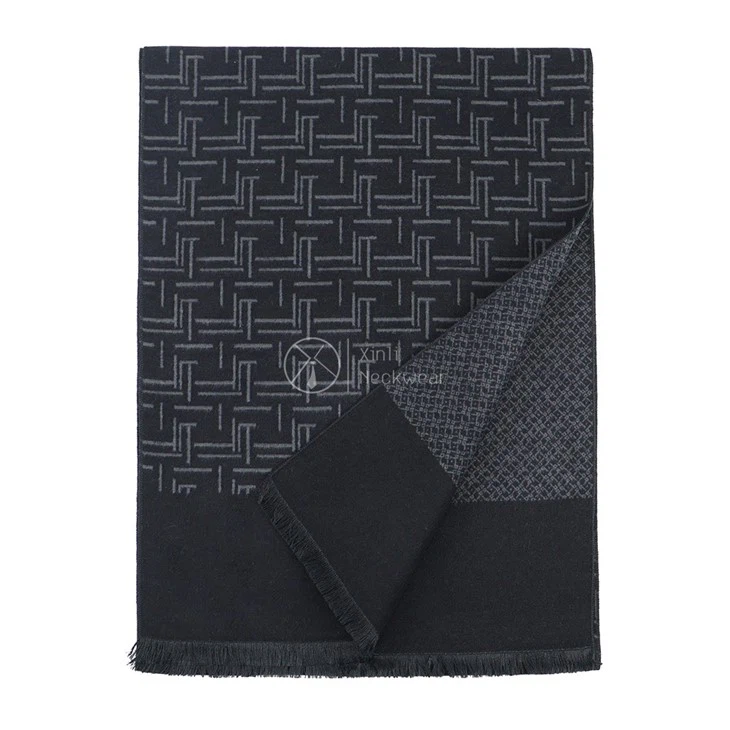 Patterned Wool Scarf