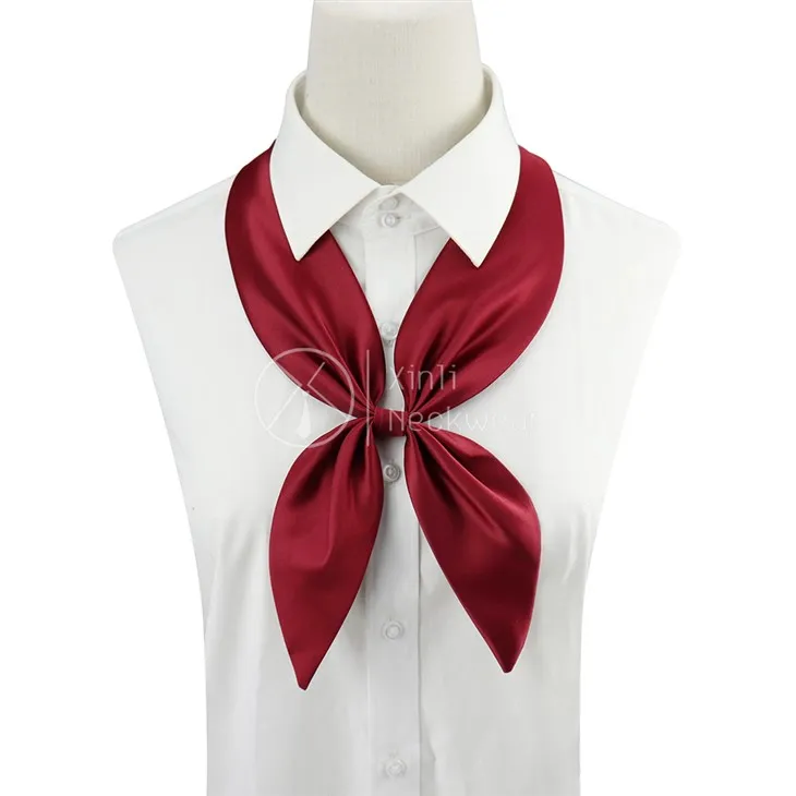 Red Satin Bow Tie