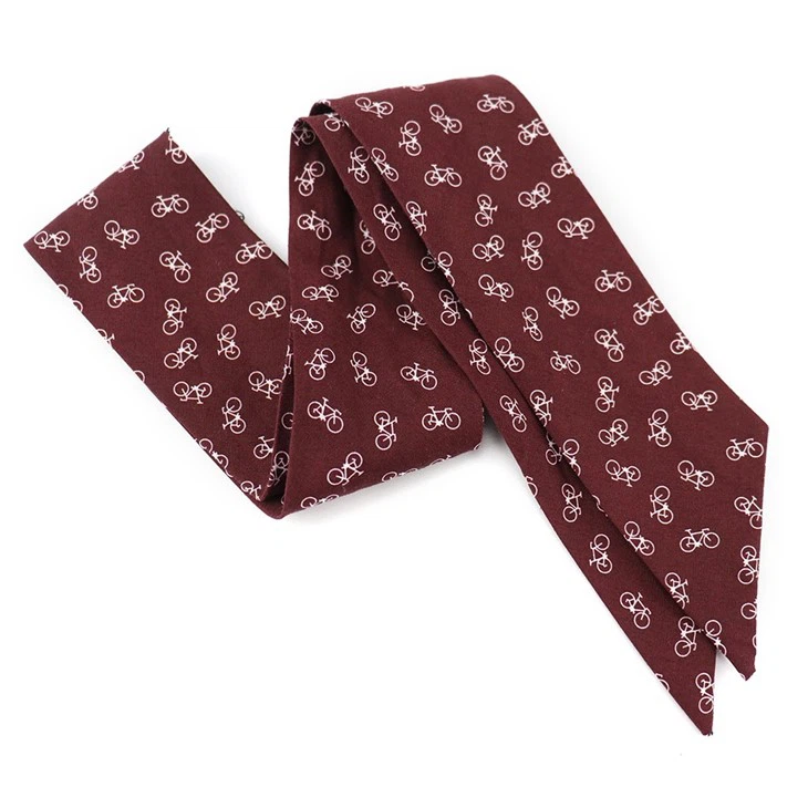 Thin Black Silk Scarf