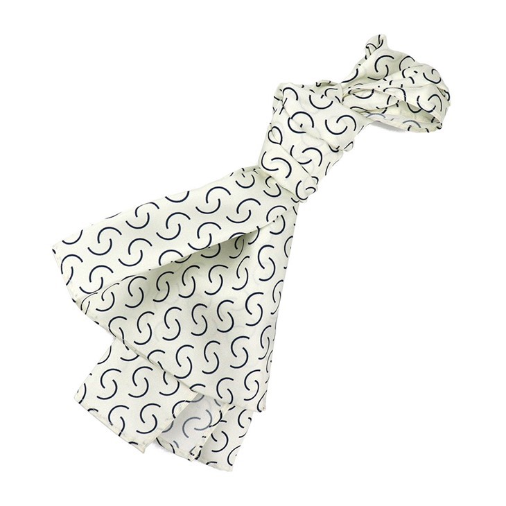Striped Silk Scarf